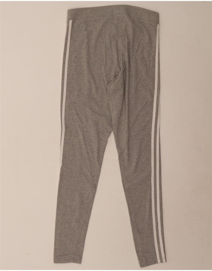 Adidas ženske tajice UK 14 pamuk srednje sive boje