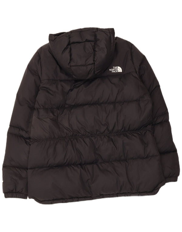 The North Face ženska podstavljena jakna s kapuljačom UK 18 XL crni najlon