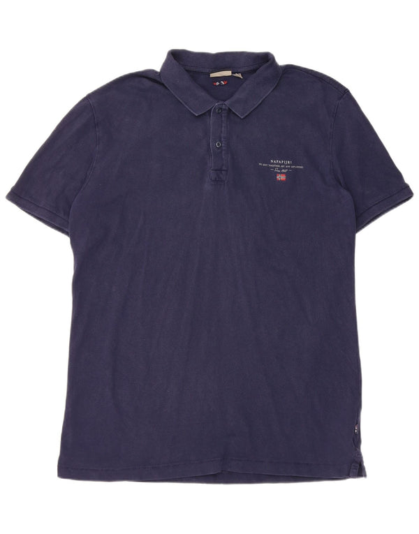 Napapijri muška polo majica Geographic XL tamnoplavi pamuk