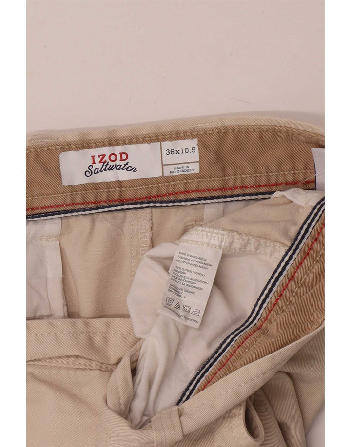 Izod muške chino kratke hlače W36 veliki bež pamuk