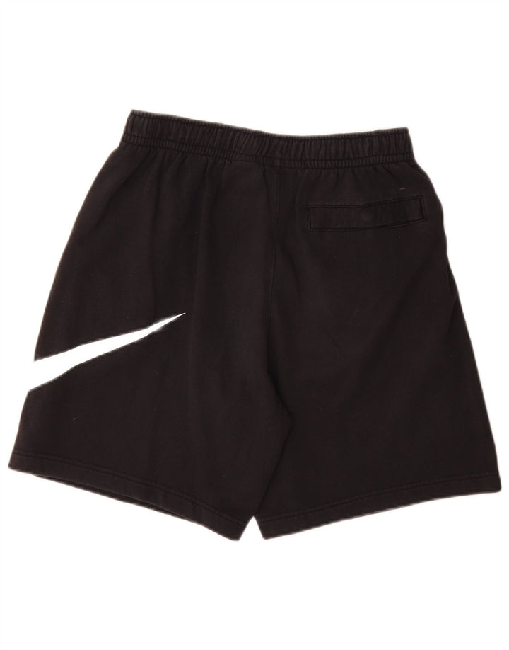 Male crne pamučne muške sportske hlače s grafičkim motivima Nike