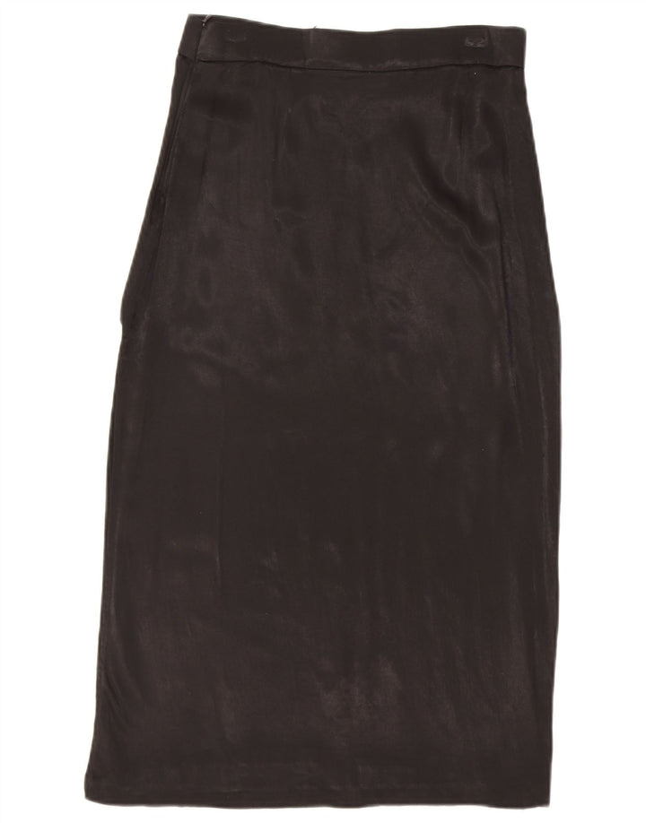 ZARA Womens Midi Skirt Medium W28  Black