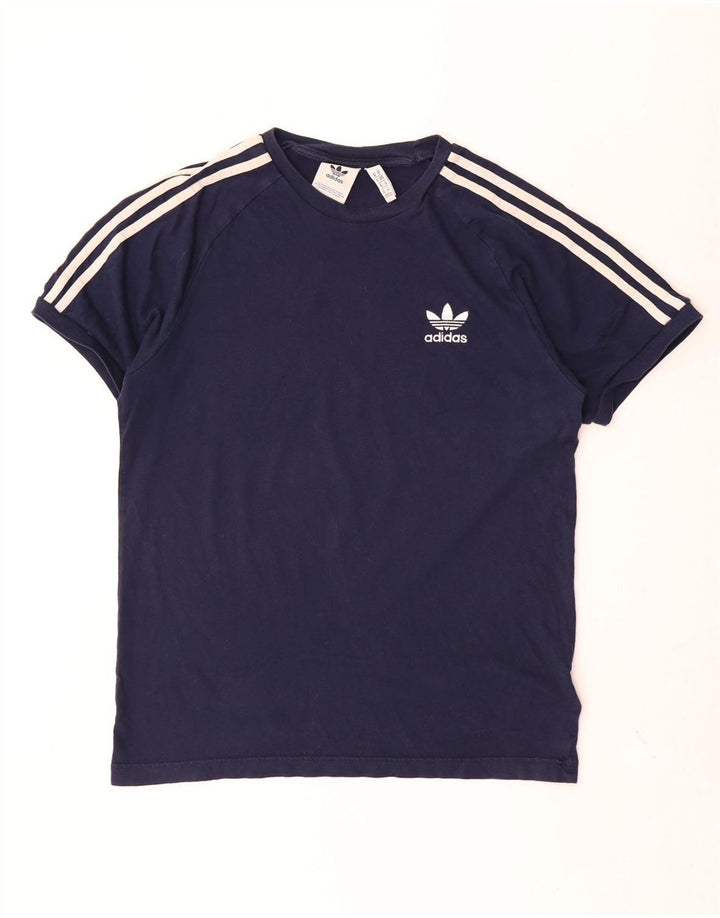 Adidas muška majica kratkih rukava srednje tamnoplavi pamuk