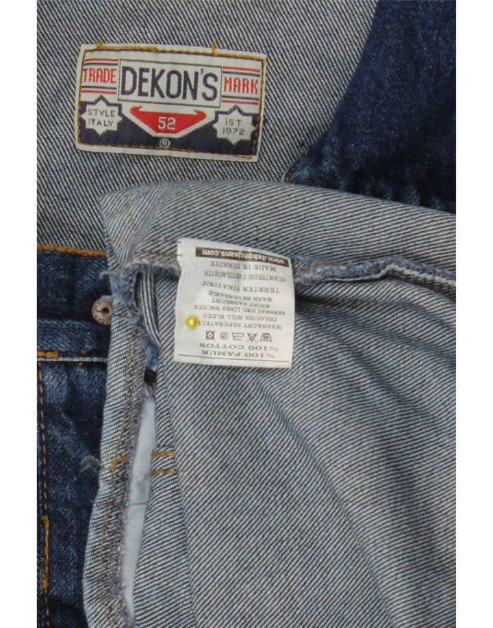 Vintage muška traper jakna EU 52 XL plavi pamuk