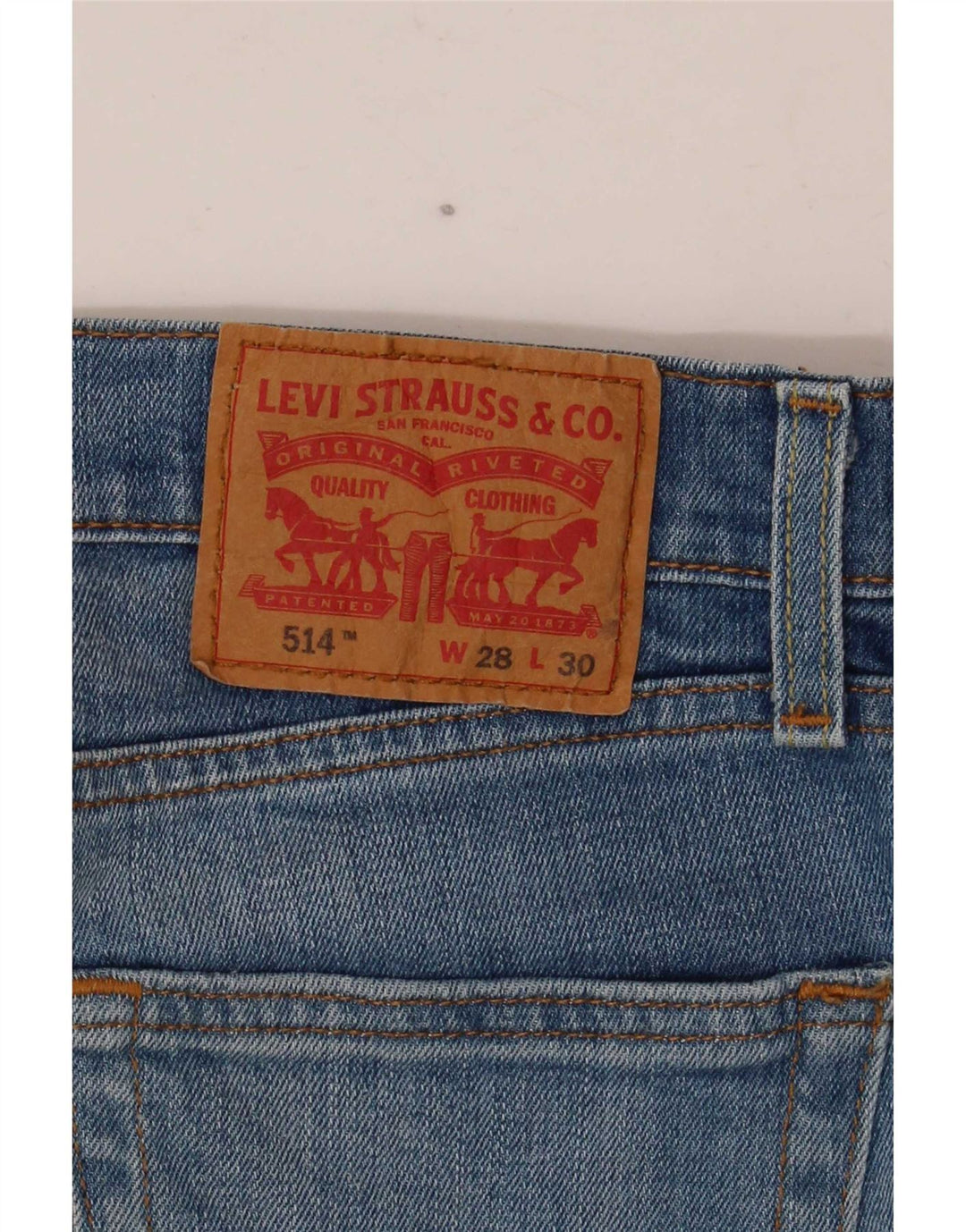 Levi's ženske ravne traperice 514, W28 L30 plave