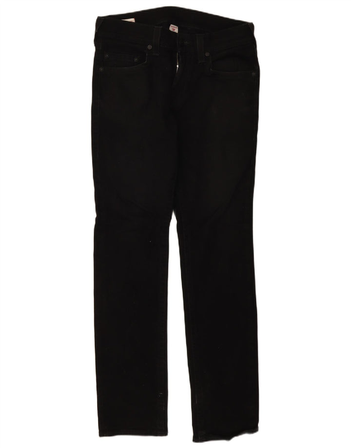 True Religion muške uske traperice W32 L32 crni pamuk