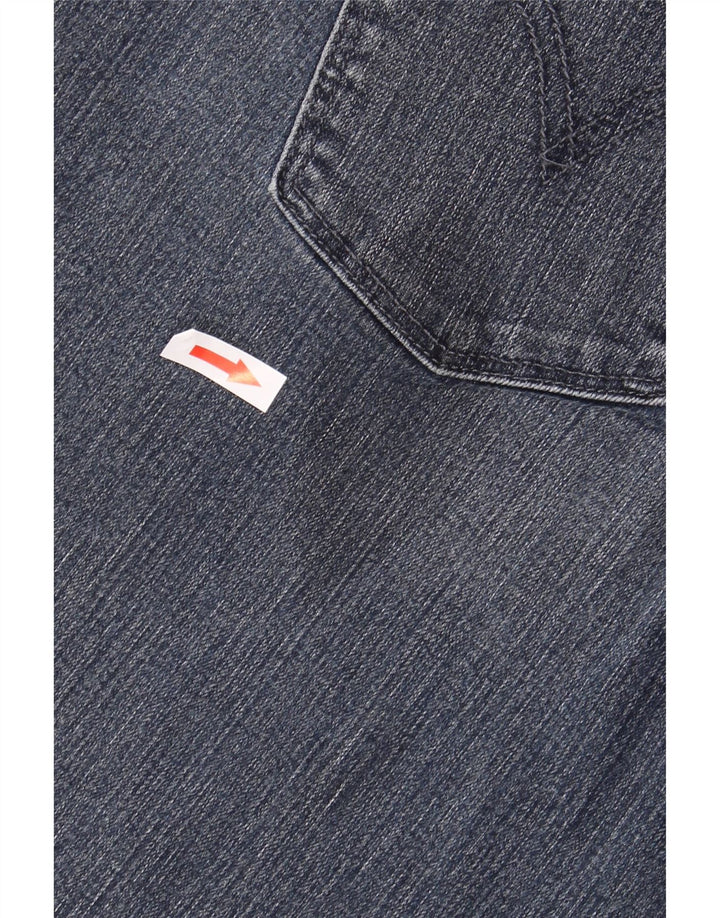 LEVI'S ženske 505 ravne traperice US 8 Srednje W29 L32 tamnoplavi pamuk