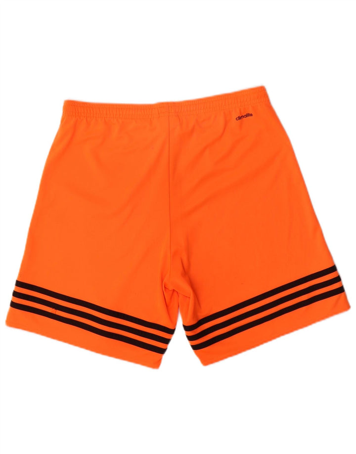 Adidas muške sportske kratke hlače Climalite male narančaste poliesterske boje