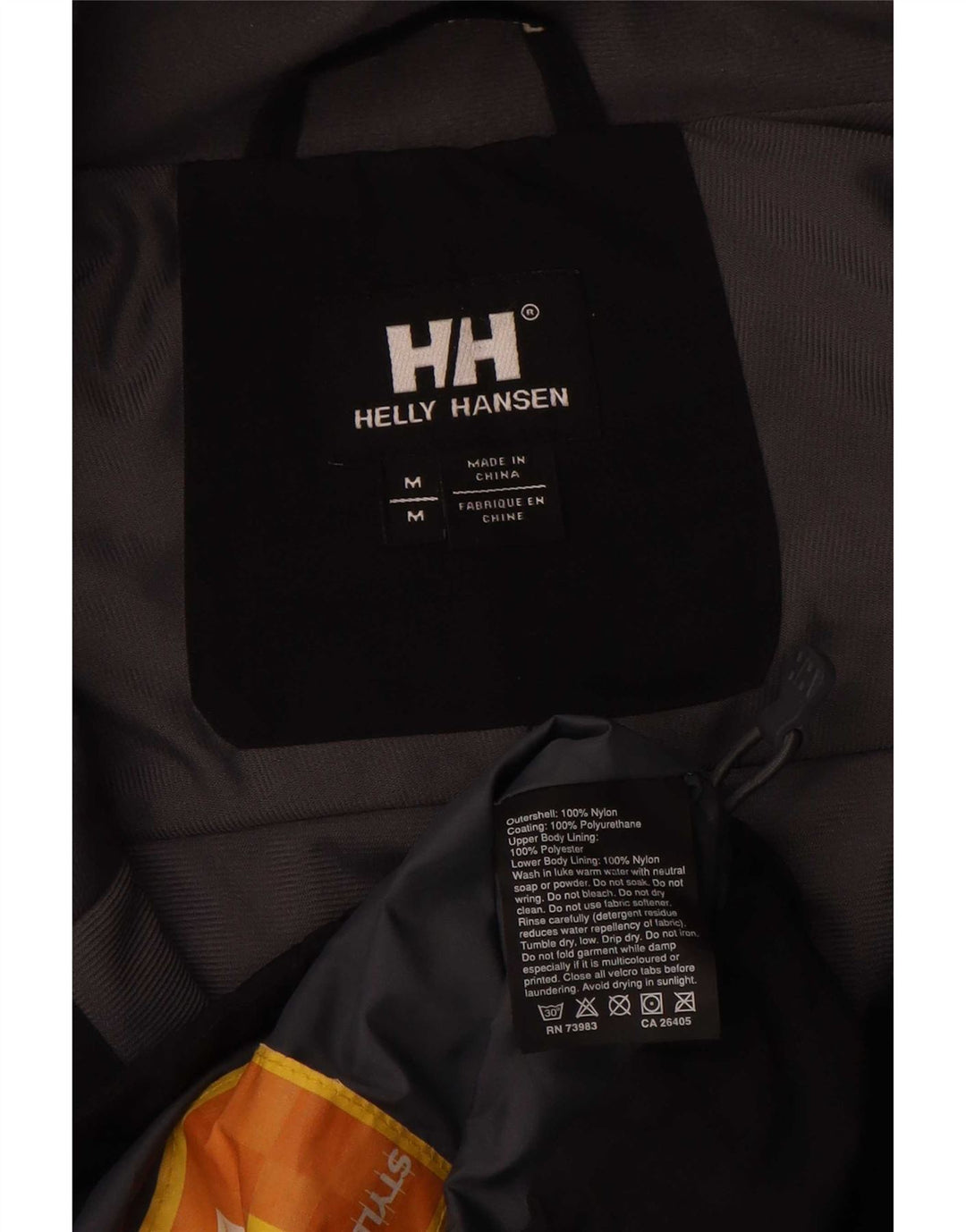 Helly Hansen Muška kišna jakna UK 38 Srednje crna najlonska boja