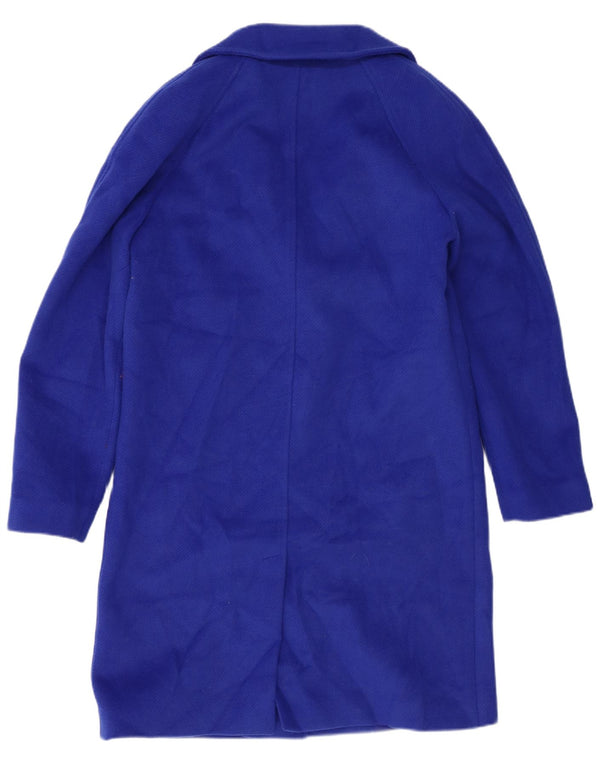 Marks & Spencer ženski preveliki kaput UK 10 Mali plavi poliester