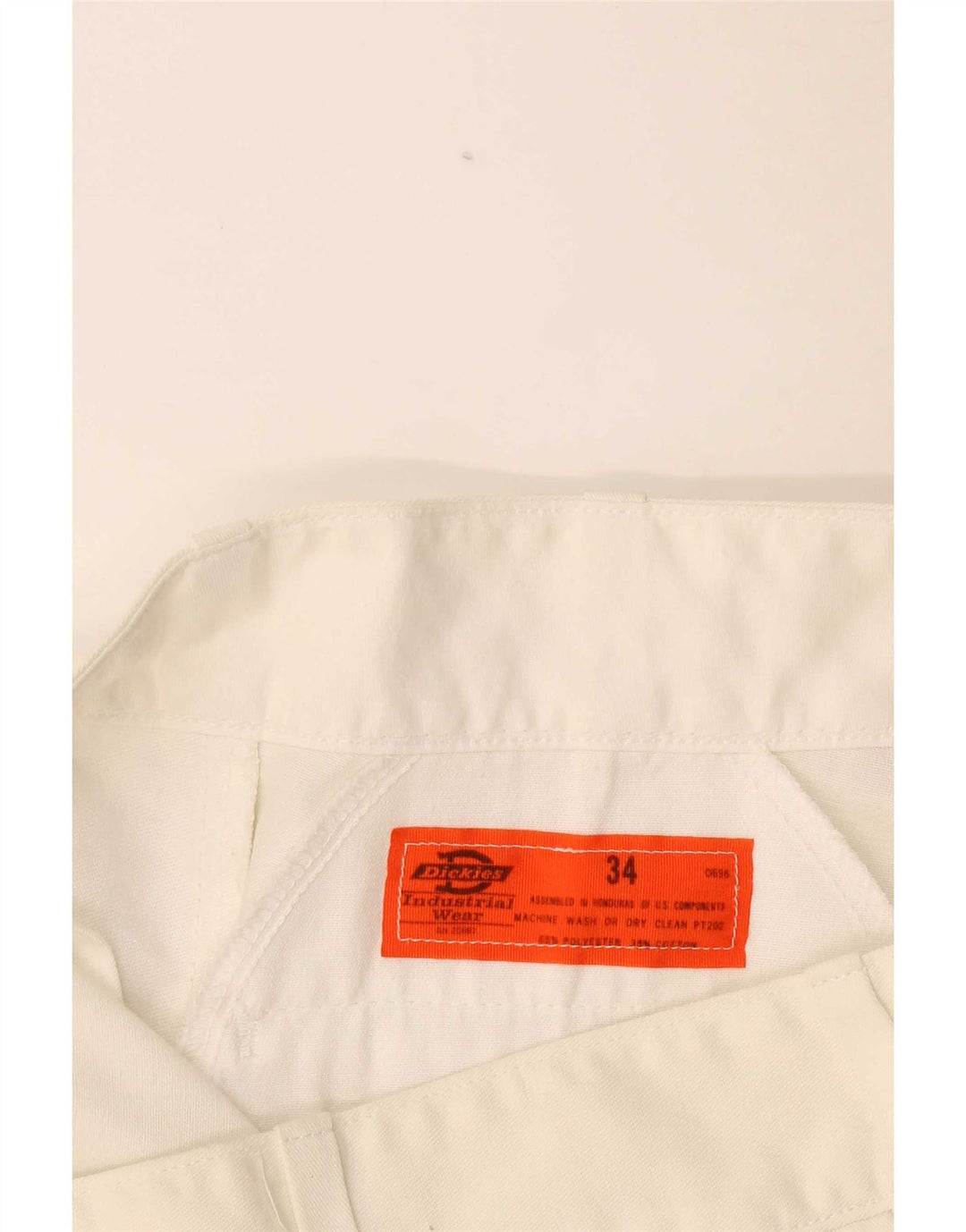 Dickies ženske ravne chino hlače W34 L26 bijeli poliester