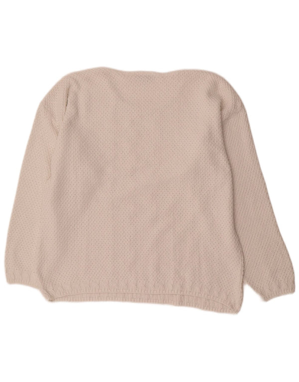 Street One Womens Oversized Boat Neck Jumper Sweater EU 36 Small White