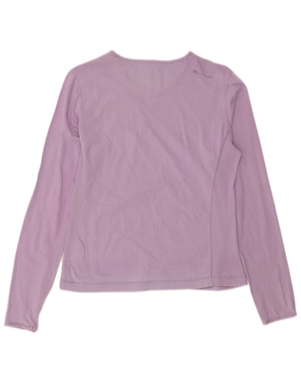 Champion ženska majica Heritage Classics dugih rukava UK 14 Veliki ljubičasti pamuk