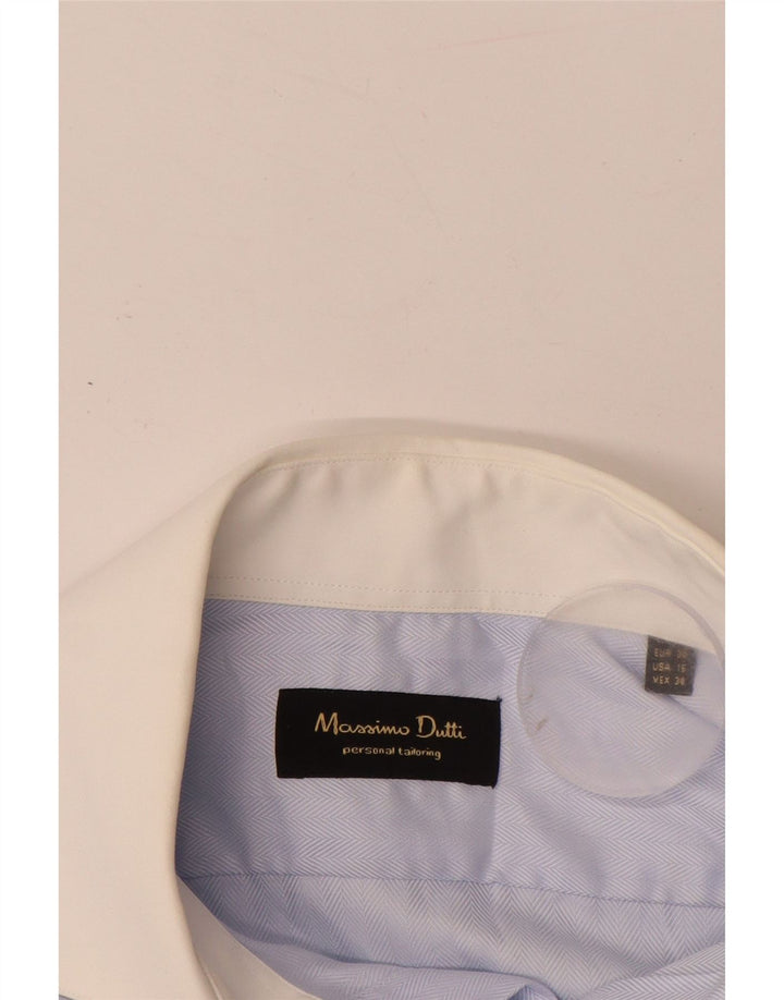 Massimo Dutti muška košulja veličina 38 15 plava riblja kost srednje veličine