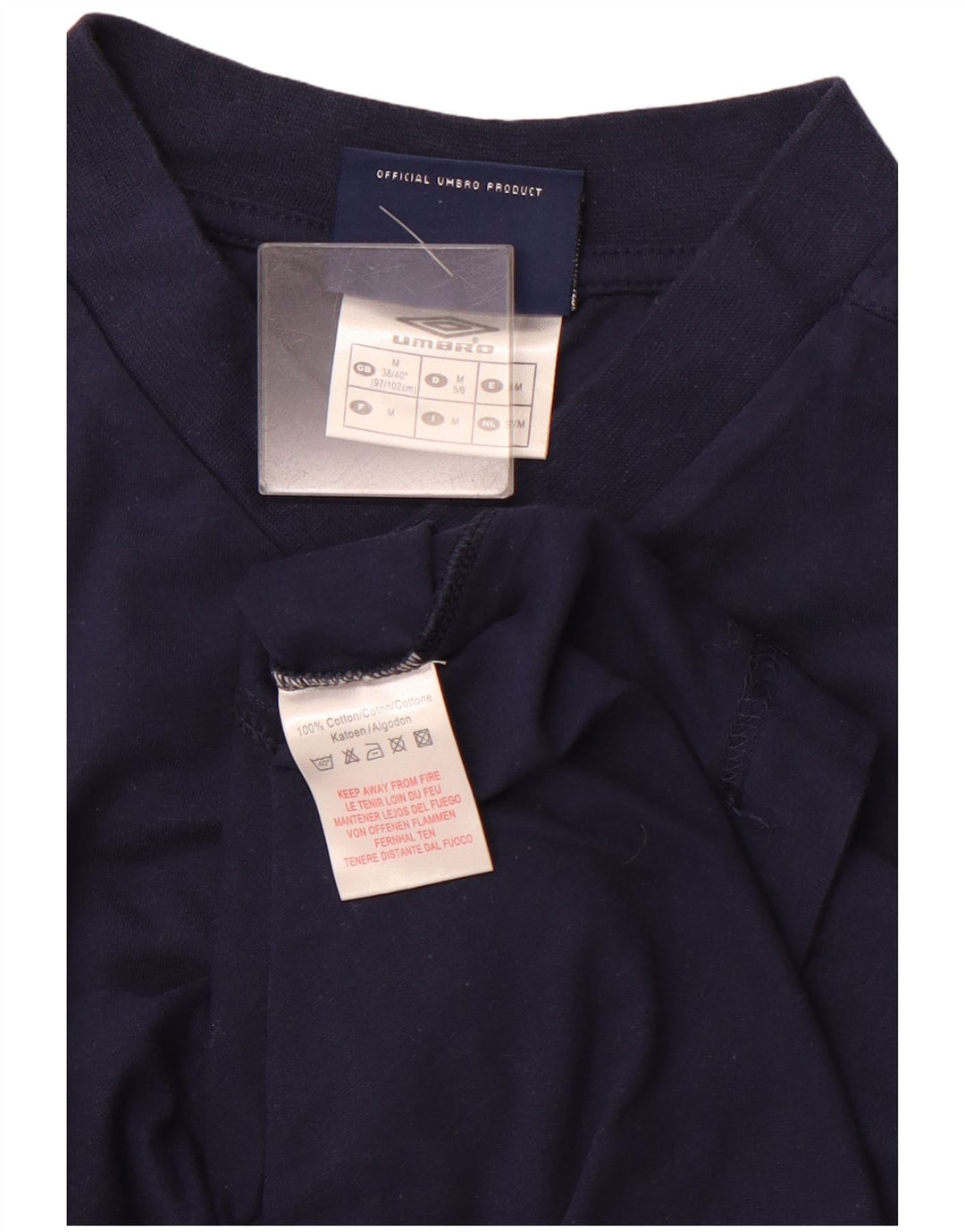 UMBRO muška majica kratkih rukava srednje tamnoplava pamučna sportska