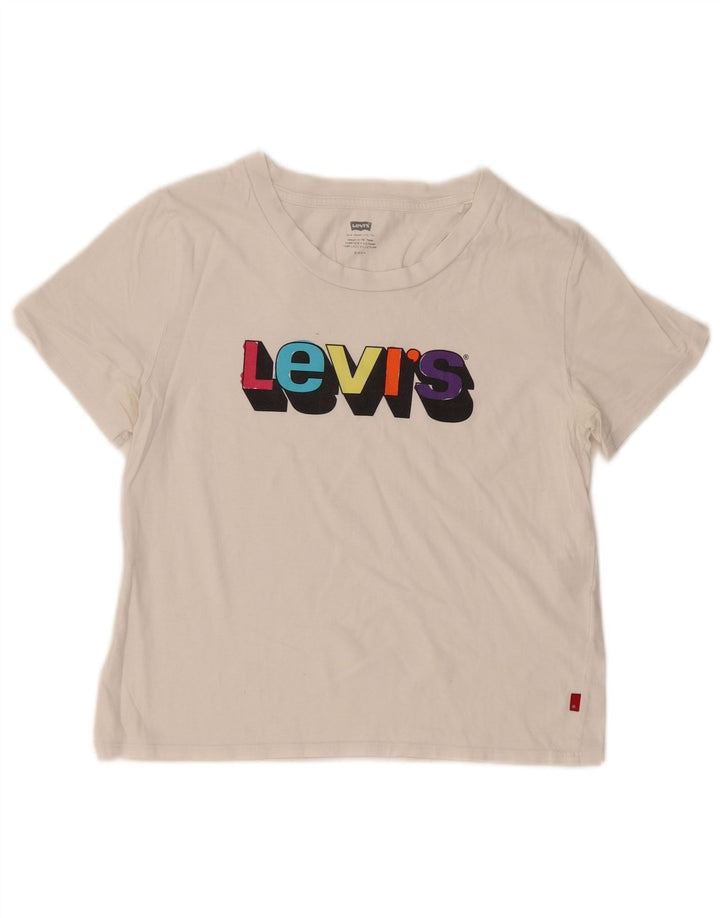 Levi's ženska majica kratkih rukava s grafičkim motivima UK 10 Small White
