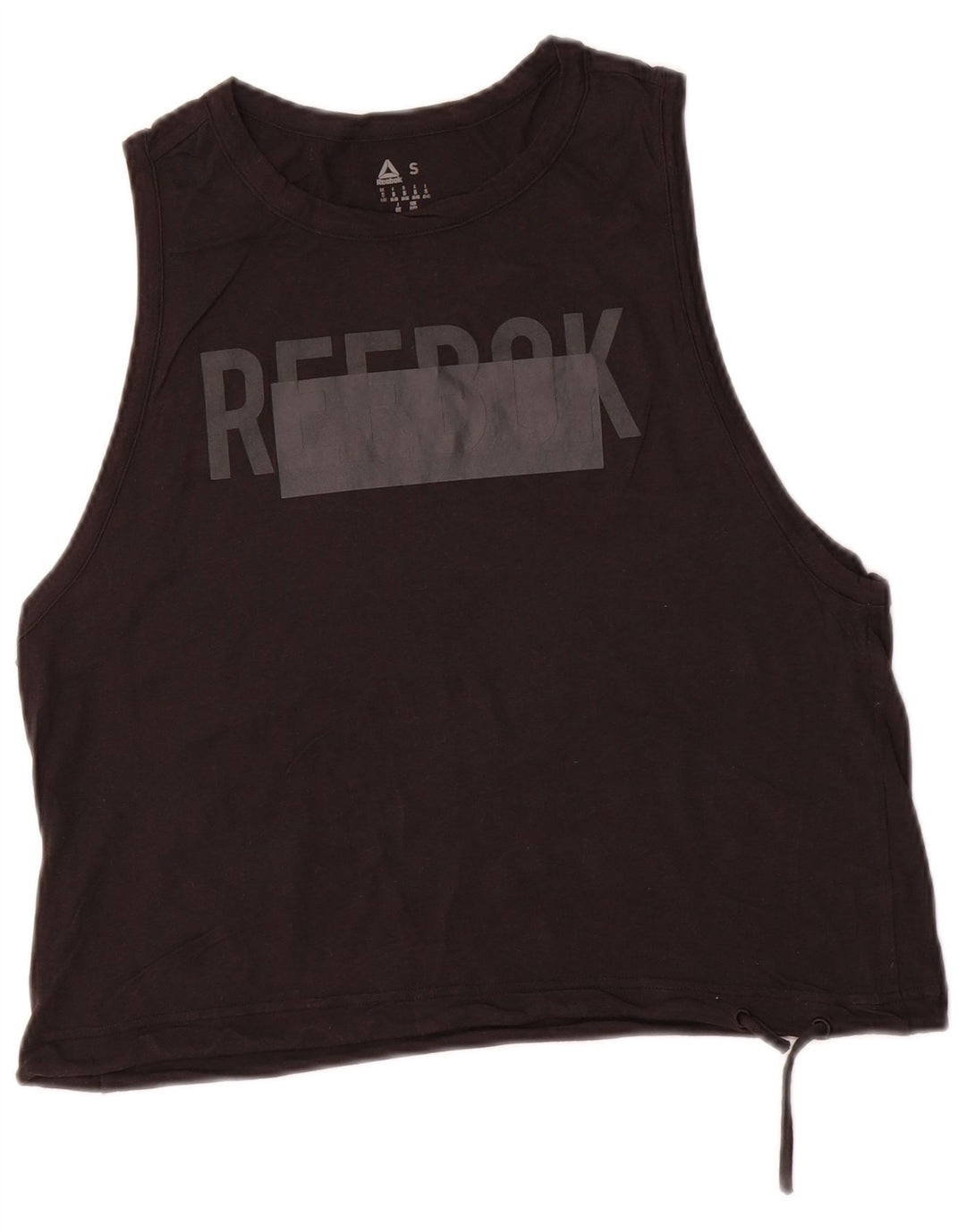 Reebok ženski gornji dio prsluka s grafičkim motivima UK 8/10 mali crni