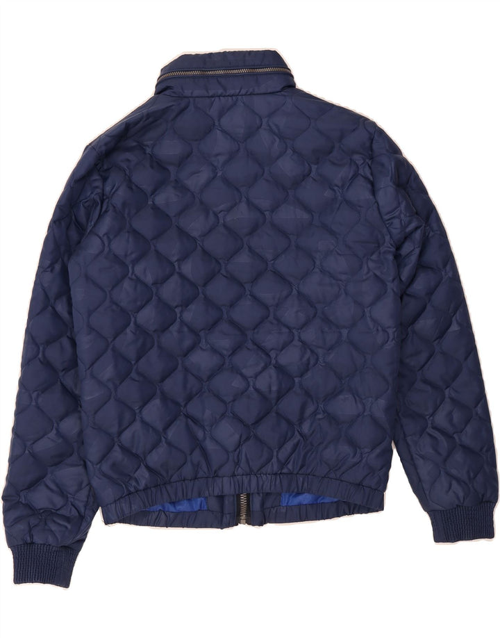 G-STAR Womens Quilted Jacket UK 10 Small Navy Blue Polyester Vintage G-Star and Second-Hand G-Star from Messina Hembry 