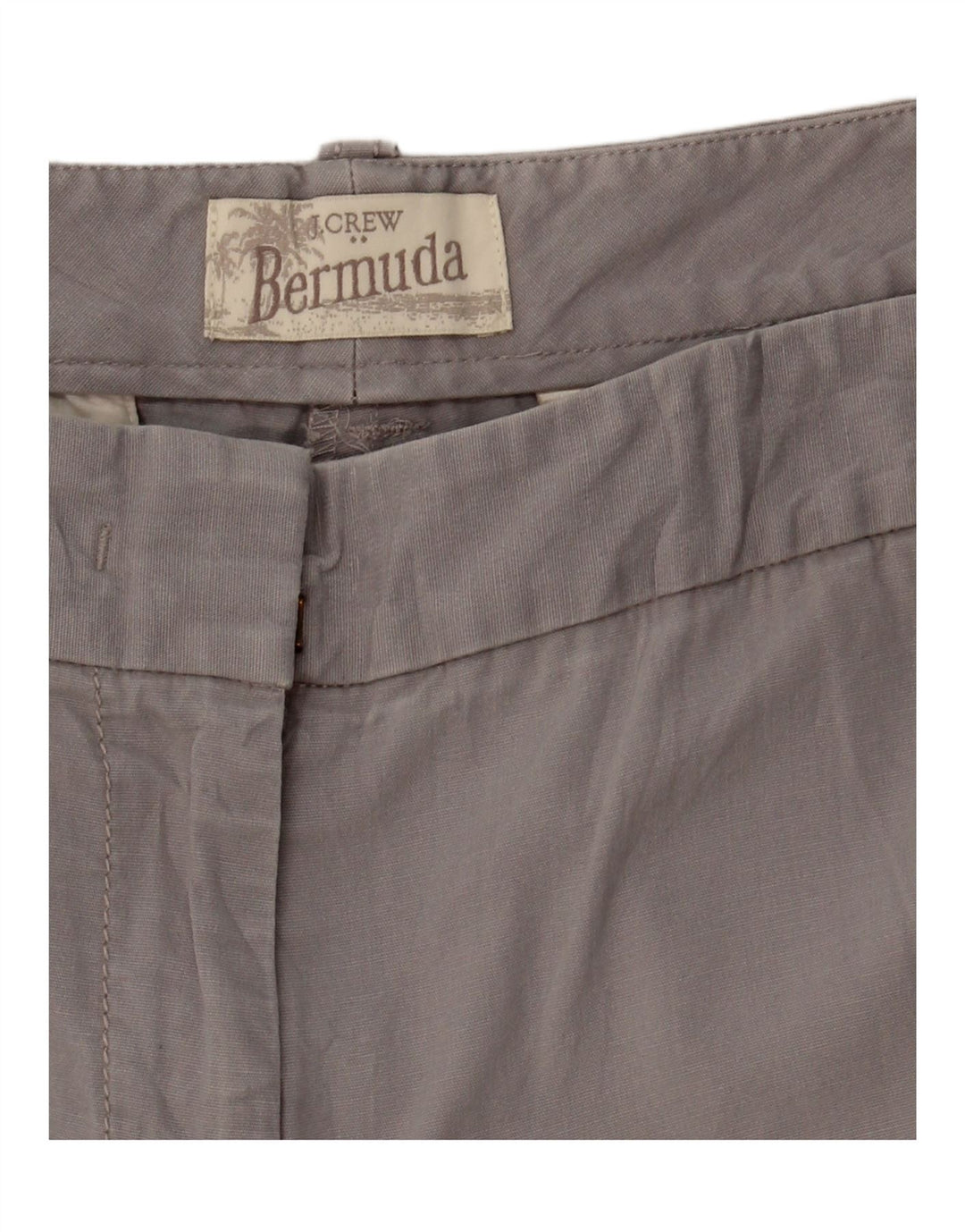 J. CREW Womens Chino Shorts W32 Large   Grey Vintage J. Crew and Second-Hand J. Crew from Messina Hembry 