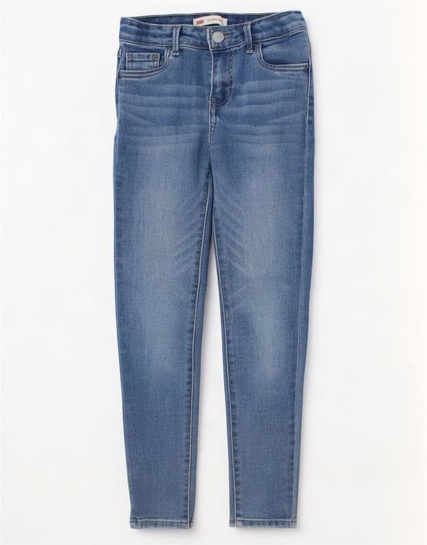 Levi's Girls 710 super uske traperice 7-8 godina W20 L23 plavi pamuk