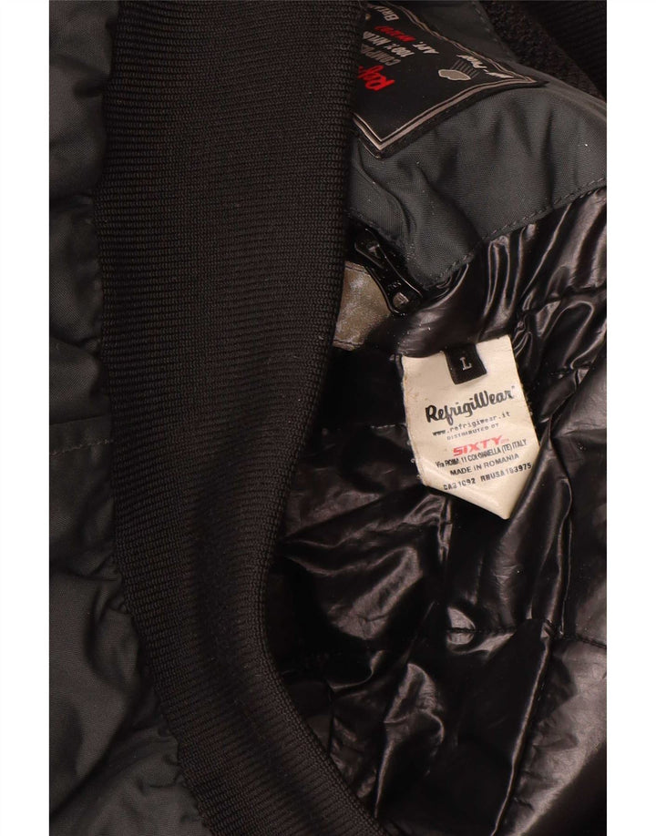 Refrigiwear muška bomber jakna UK 40 veliki sivi poliamid