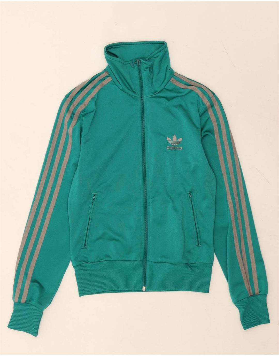 Adidas ženska gornja jakna trenirke 3D Arc EU 34 XS tirkizni poliester
