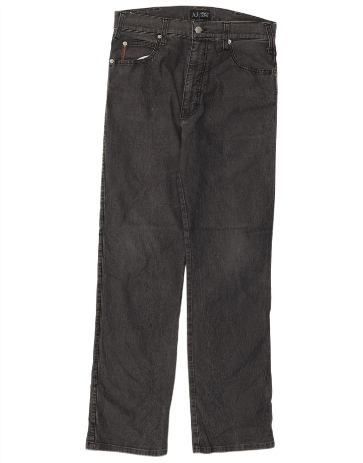 Armani ženske ravne traperice W31 L30 sivi pamuk