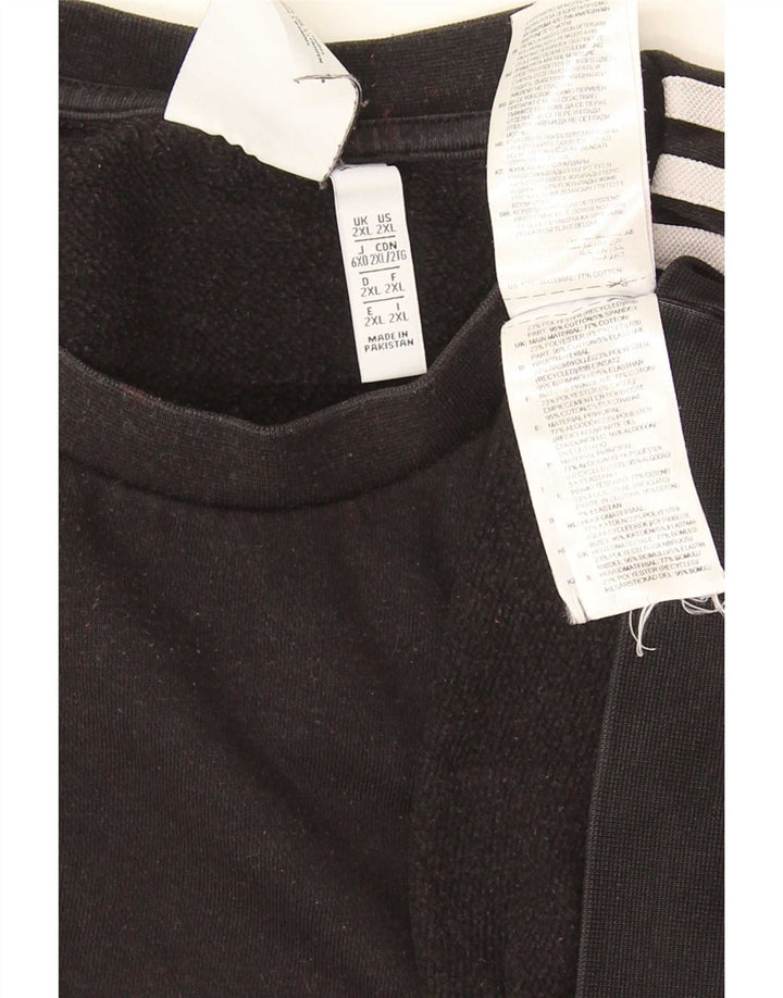 Adidas muški džemper 2XL crni pamuk