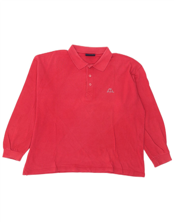 Kappa muška polo majica dugih rukava XL crvena
