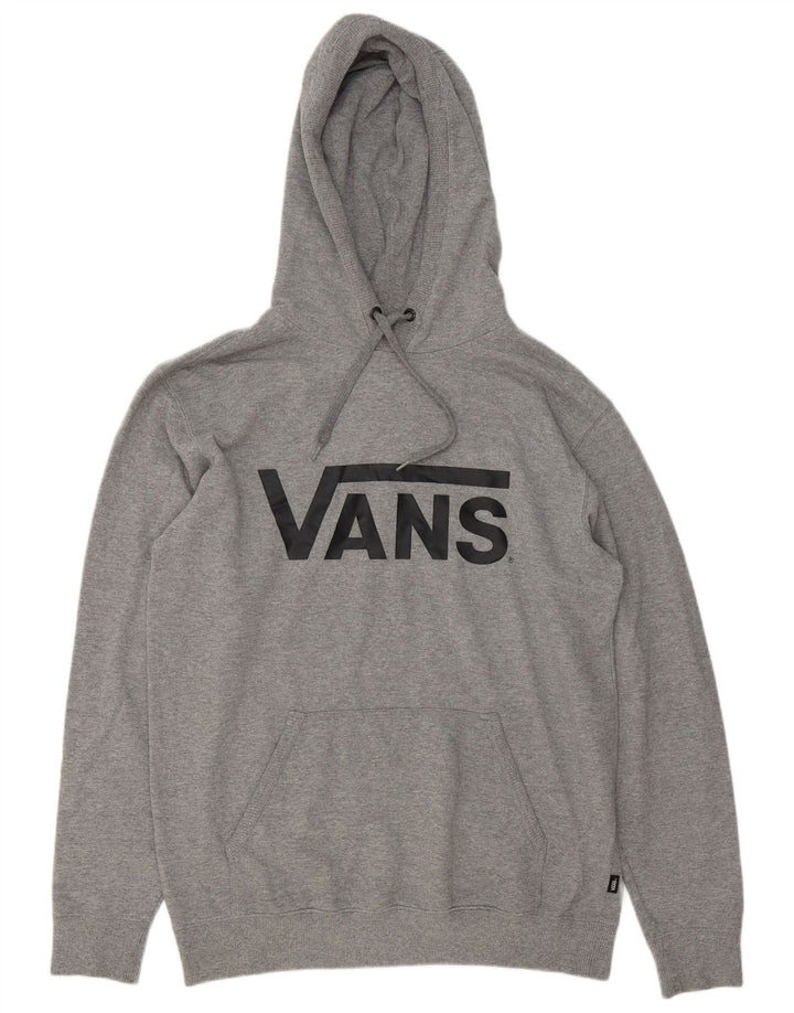 Vans muška majica s kapuljačom s kapuljačom srednje sive boje od pamuka