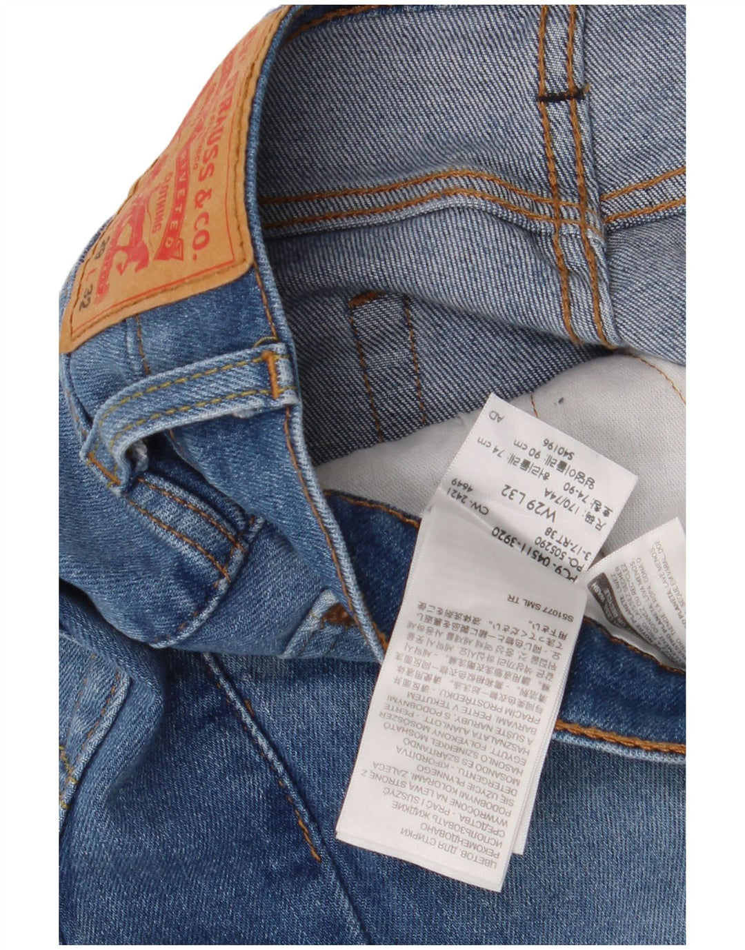 Levi's muške 511 uske traperice W29 L32 plavi pamuk