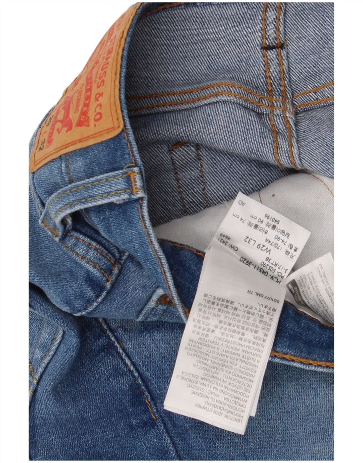 Levi's muške 511 uske traperice W29 L32 plavi pamuk