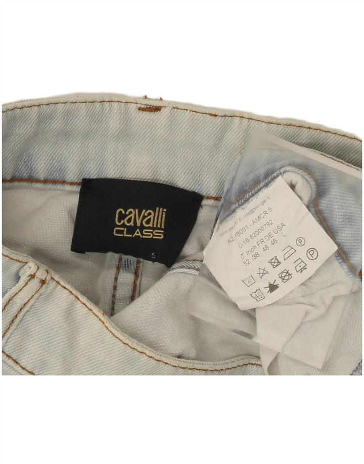 Cavalli muške ravne traperice Large W34 L29 plavi pamuk