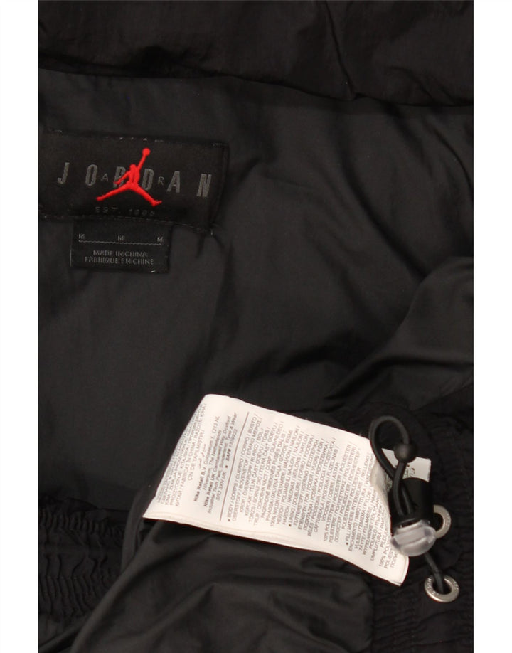Jordan muška podstavljena jakna s kapuljačom UK 38 srednji crni poliester