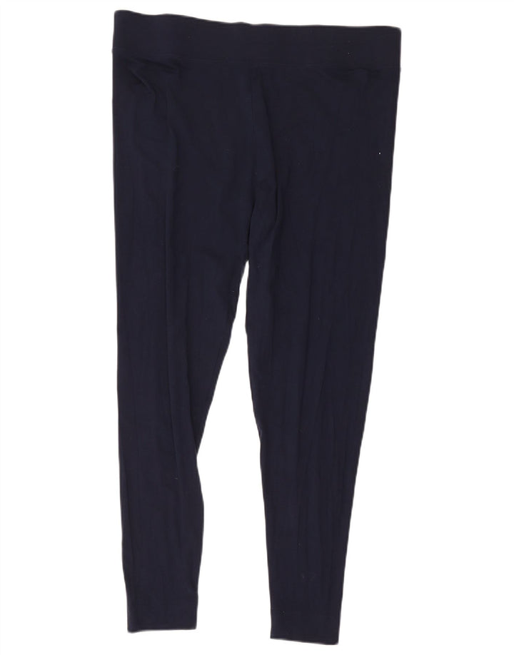 Marks & Spencer ženske tajice UK 18 XL tamnoplava viskoza