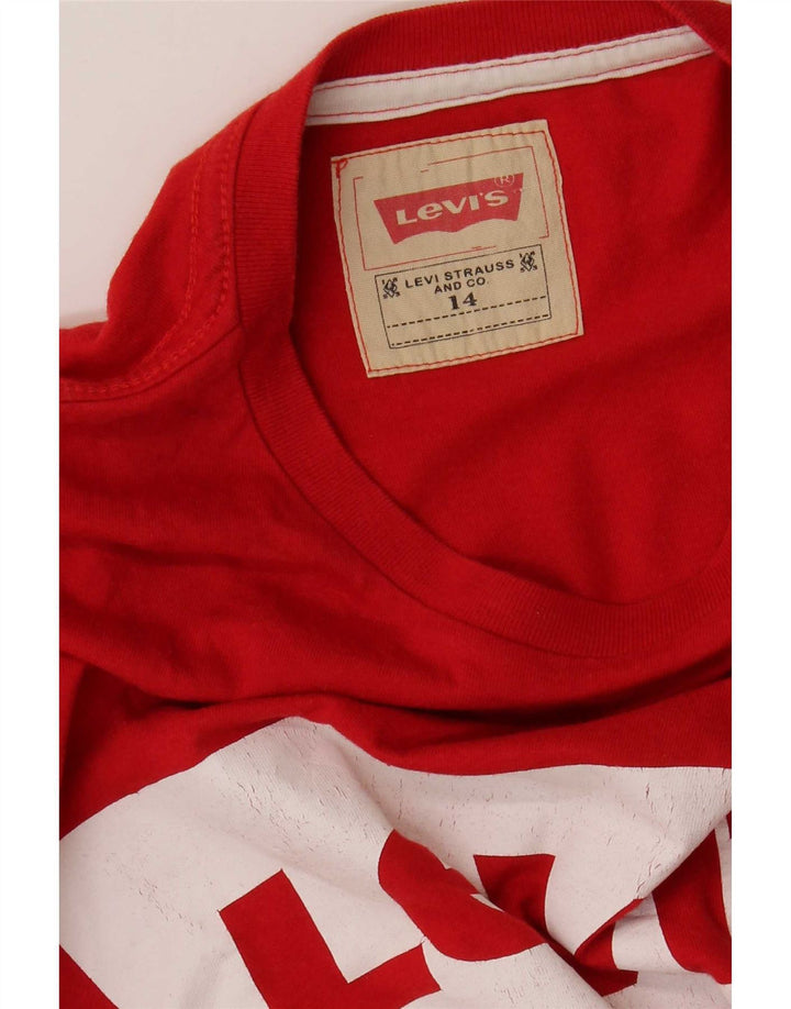 Majica kratkih rukava Levi's Boys Graphic T-Shirt 13-14 Years Red