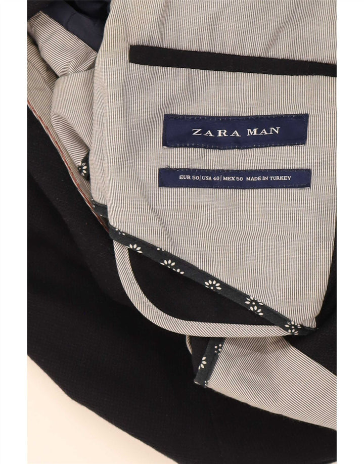 Zara muška jakna s 2 gumba EU 50 srednje tamnoplava