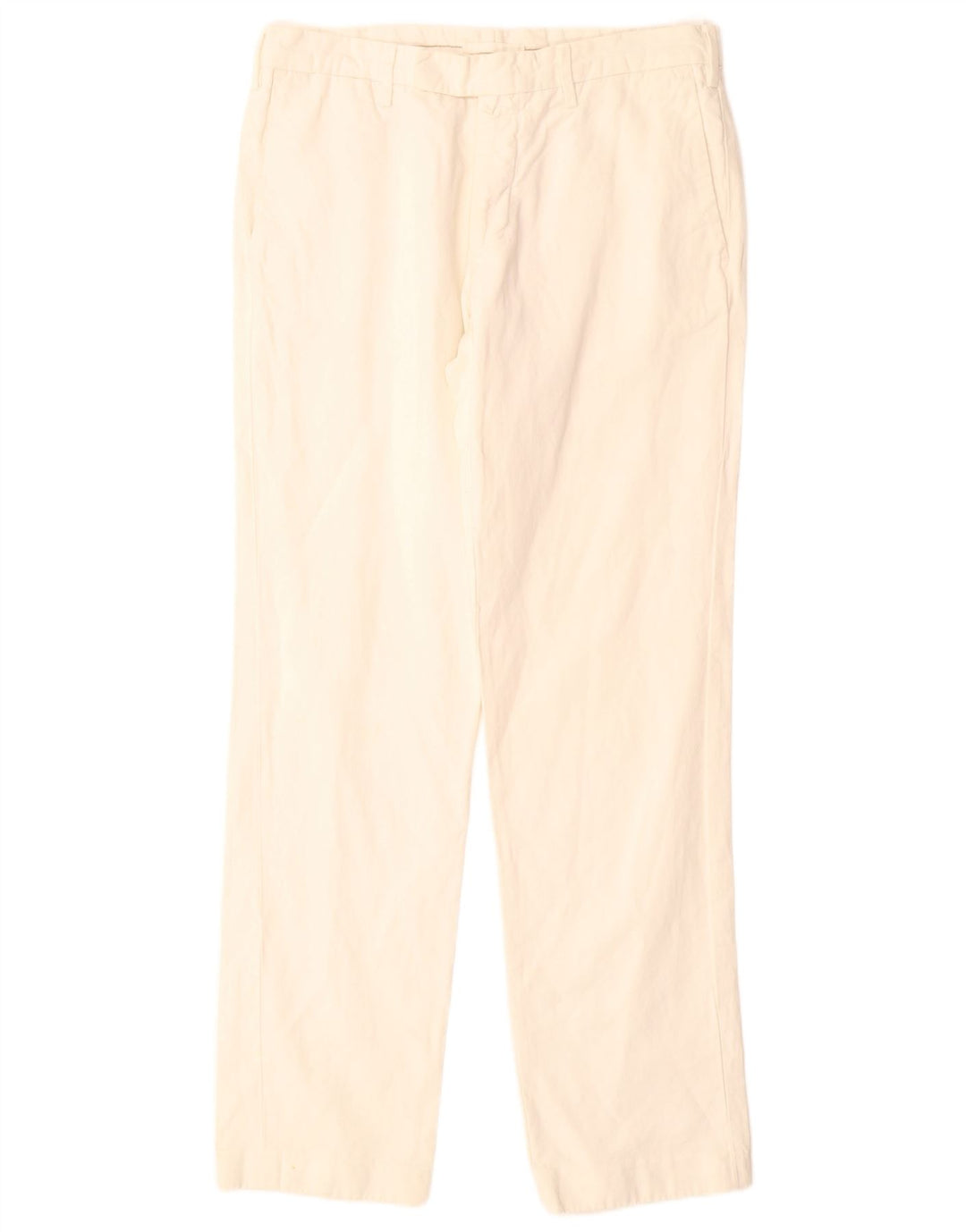 MASSIMO DUTTI Muške hlače ravnog odijela EU 42 Large W32 L32 Off White