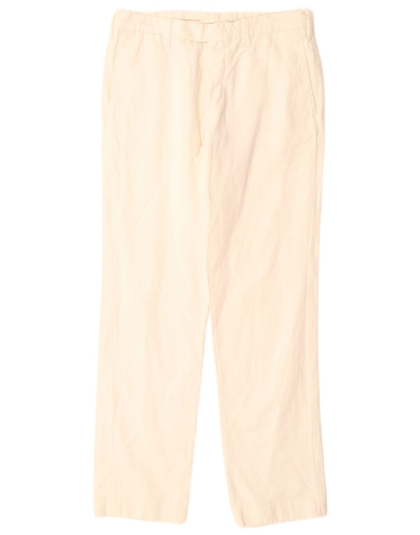 MASSIMO DUTTI Muške hlače ravnog odijela EU 42 Large W32 L32 Off White