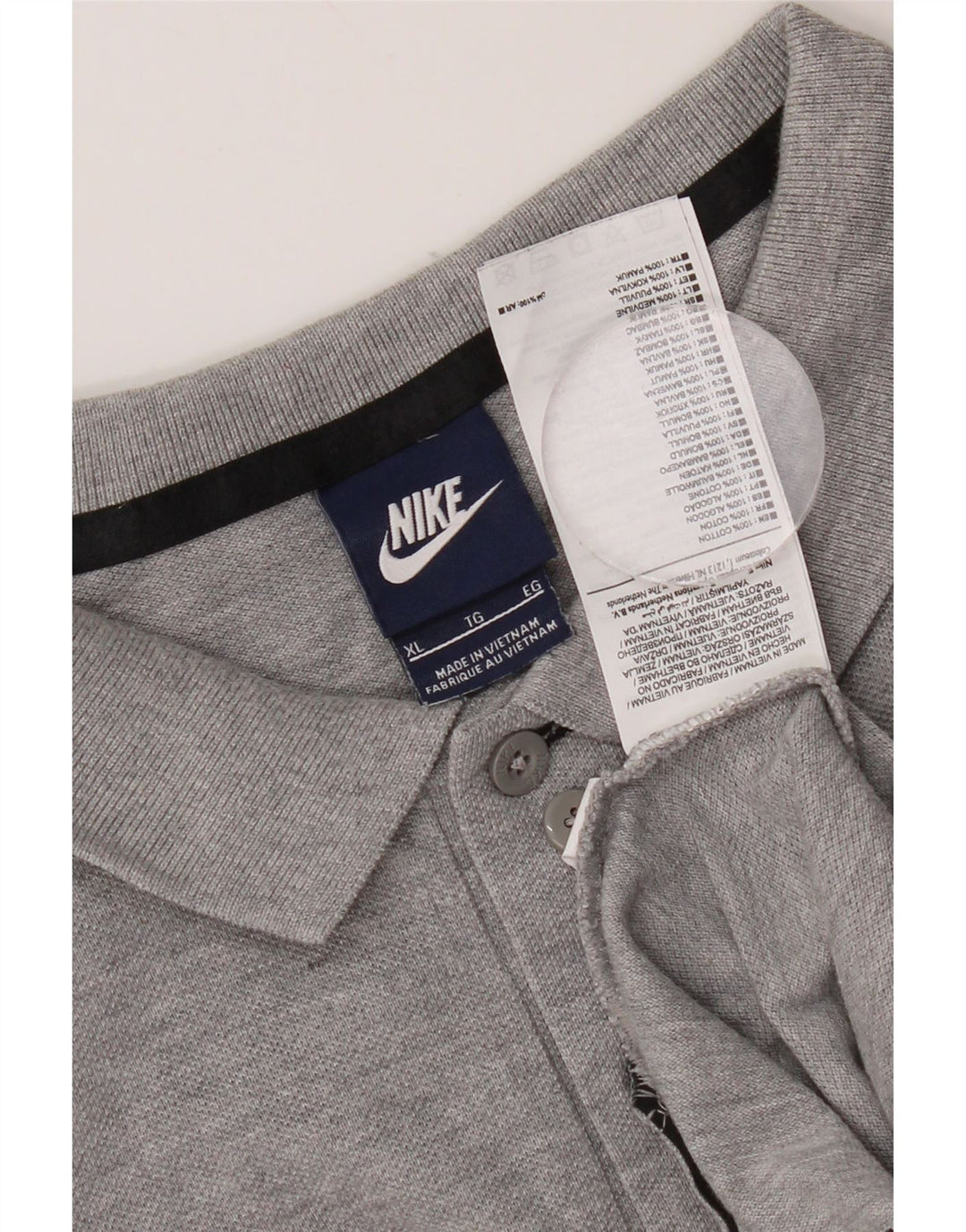 Nike muška polo majica XL sivi flekasti pamuk