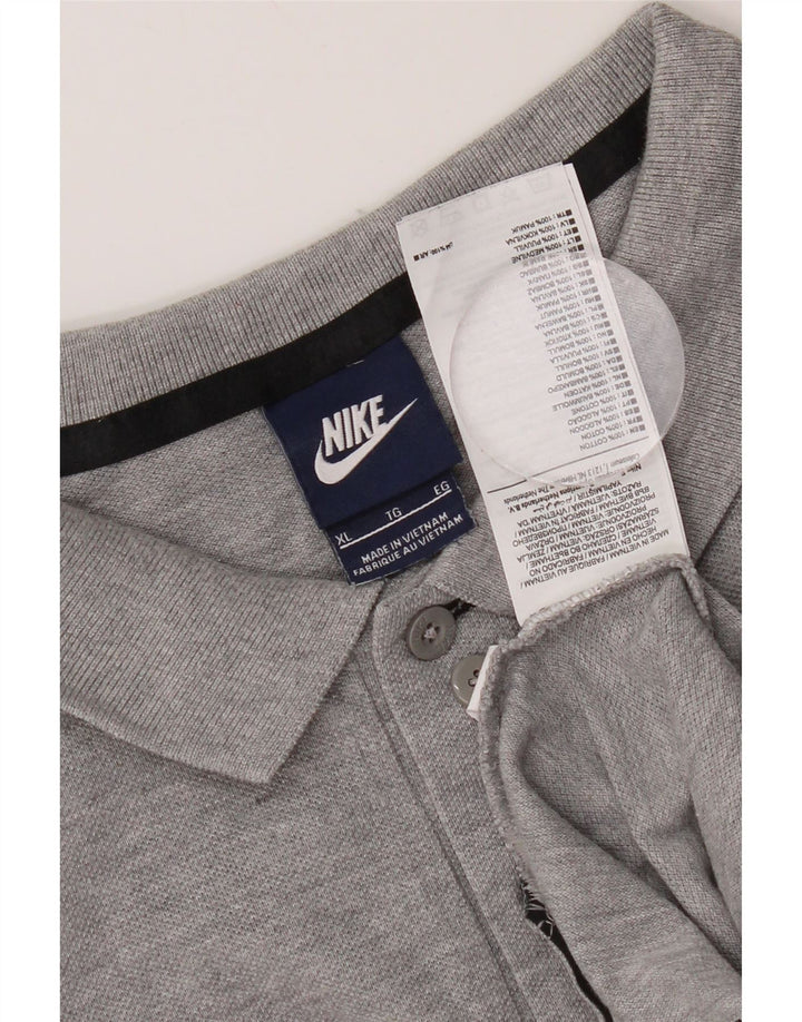 Nike muška polo majica XL sivi flekasti pamuk