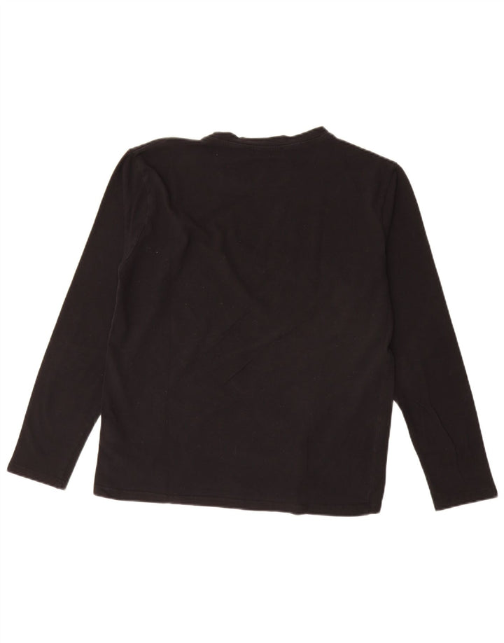 Trussardi Jeans Ženska majica dugih rukava UK 14 srednje crni pamuk