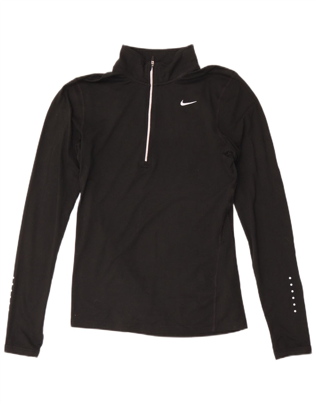 Nike Ženska trenirka Dri Fit Zip Neck Top UK 10 Small Black