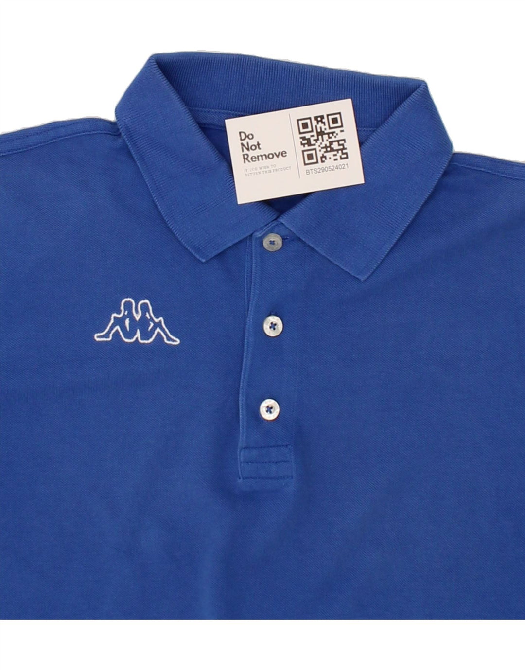 KAPPA Mens Polo Shirt Medium Navy Blue Cotton Vintage Kappa and Second-Hand Kappa from Messina Hembry 