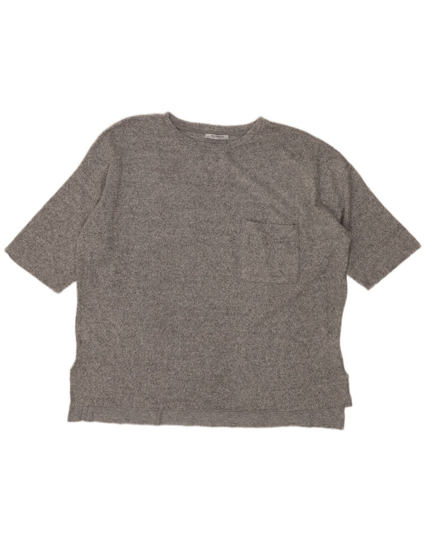 Zara ženska majica kratkih rukava Trafaluc UK 10 Small Grey Flected