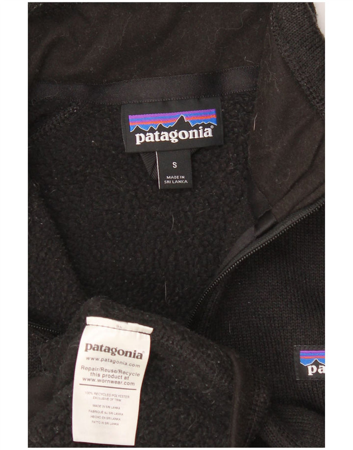 Patagonia ženska gornja jakna trenirke standardnog kroja UK 10 mala crna