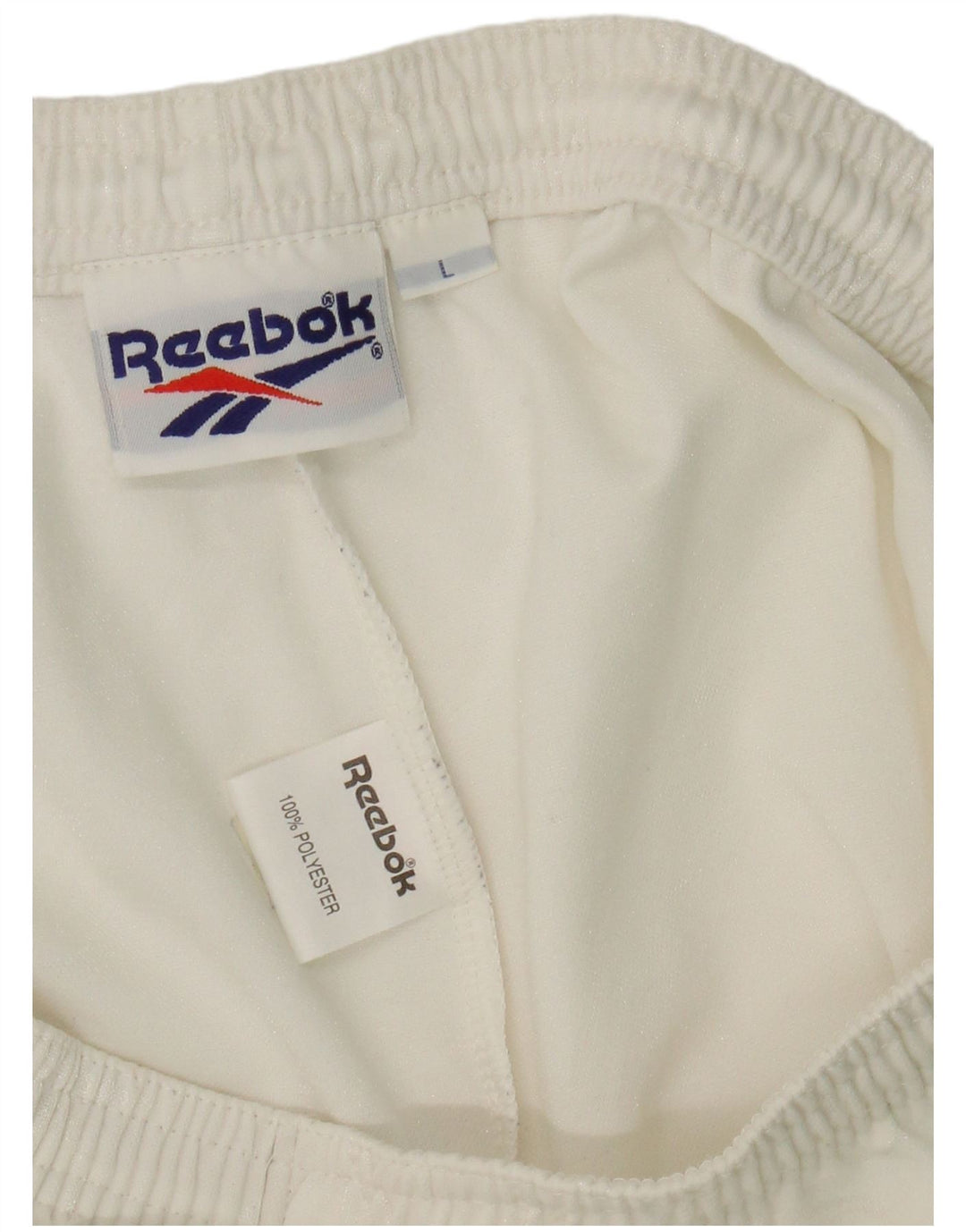 Reebok muške sportske kratke hlače velike bijele boje od poliestera