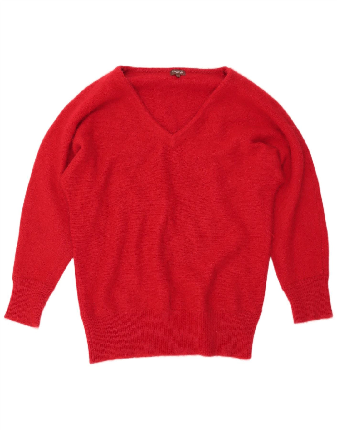 PHASE EIGHT Ženski džemper s V-izrezom UK 12 Srednje crveni najlon