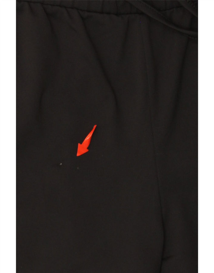 VINTAGE Ženske kratke sportske hlače s grafičkim motivima UK 14 Veliki blok crne boje