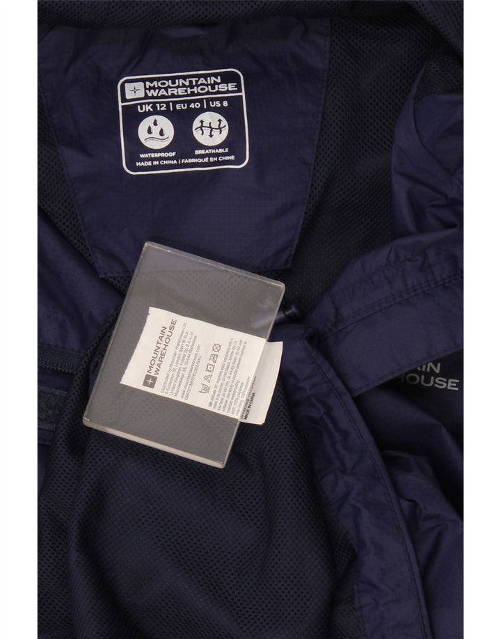 Mountain Warehouse ženska kišna jakna s kapuljačom UK 12 srednje tamnoplava